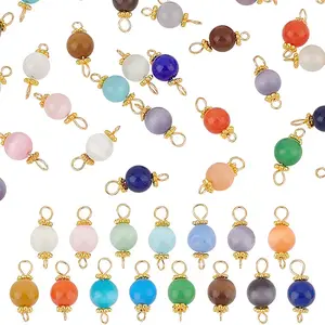 Glass Connector Charms