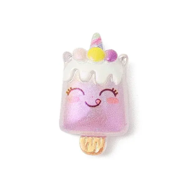 Summer Theme Opaque Resin Cabochons