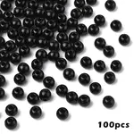 100Pcs Opaque Acrylic Beads