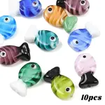 10Pcs Handmade Lampwork Beads