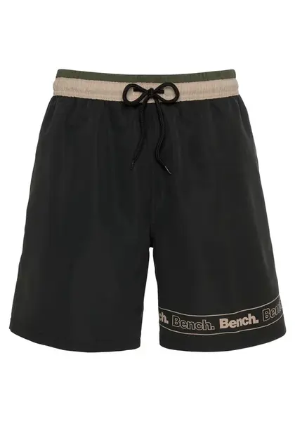 BENCH Plavecké šortky  béžová / olivová / čierna