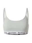 Juicy Couture Podprsenka  svetlosivá / čierna / biela