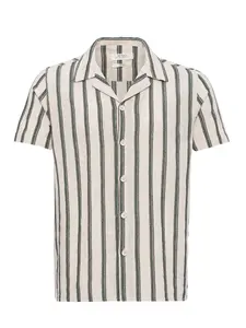 Antioch Tričko  béžová / zelená