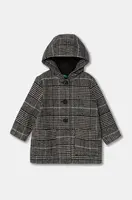Dětský kabát s příměsí vlny United Colors of Benetton