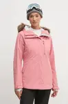 Lyžařská bunda Columbia Ava Alpine růžová barva, 2085831