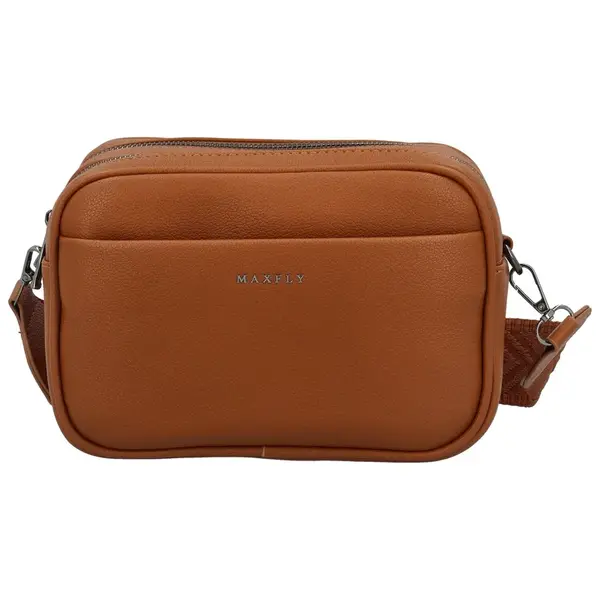 Dámská crossbody kabelka koňaková hnědá - MaxFly Merita