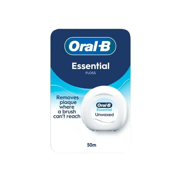 Oral-B Essential nevoskovaná zubní nit 50 m