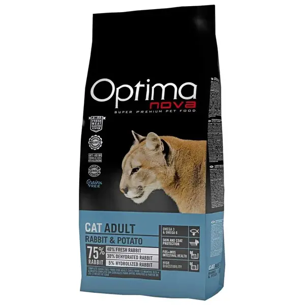 OPTIMAnova Cat Rabbit & Potato GF 8 kg