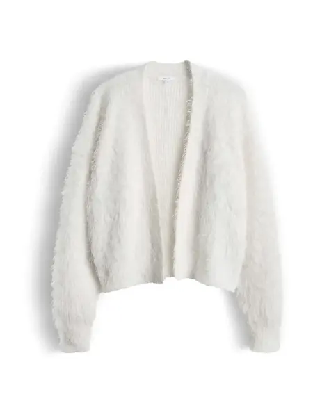 OPUS Kardigán 'Deder'  biela