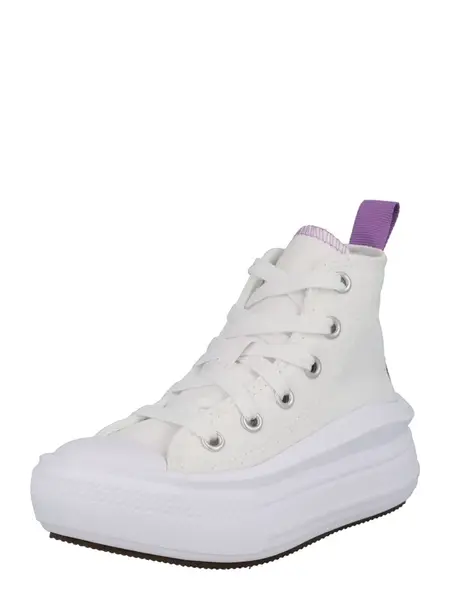 CONVERSE Tenisky 'Chuck Taylor All Star Move Platform'  levanduľová / biela