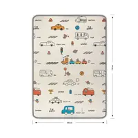 Obojstranná penová podložka Milly Mally Kinder City 178x120 cm , 20C59006