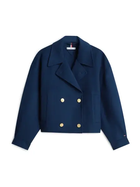 TOMMY HILFIGER Prechodná bunda  tmavomodrá