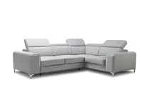 Sedací souprava Genova 3 Provedení: Pravá varianta, Nožičky: Chrom, látka: Monolith 48