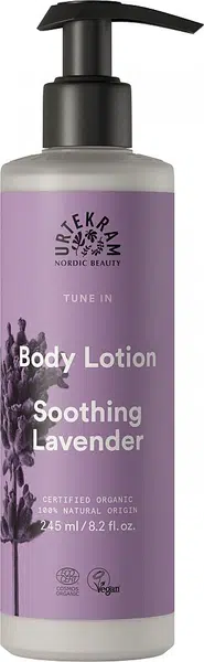 URTEKRAM Relaxační tělové mléko s levandulí BIO 245 ml