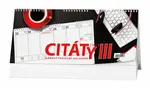 Pracovní kalendář Citáty 2026 - stolní kalendář