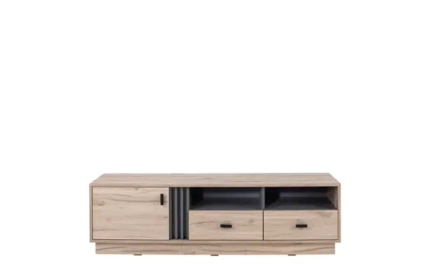 Televizní stolek AllMo AL6 Dveře: Dub Estana + antracit