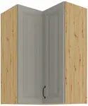 Horní rohová skříňka Stilo 60x60 GN-90 2F (90°) Barva korpusu: Dub artisan, Barva dvířek: Clay Grey