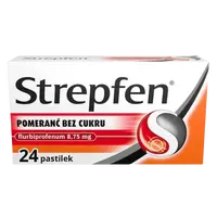 STREPFEN 8.75 mg, Pomeranč bez cukru 24 pastilek