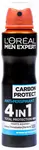 L'ORÉAL PARIS Men Expert Carbon Protect Pánský antiperspirant ve spreji 150 ml