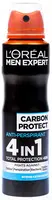 L'ORÉAL PARIS Men Expert Carbon Protect Pánský antiperspirant ve spreji 150 ml