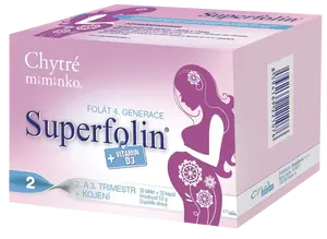 CHYTRÉ MIMINKO Superfolin 2, 30 tablet + 30 kapslí