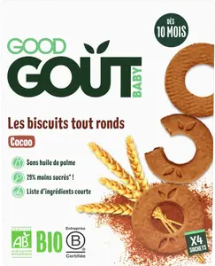 GOOD GOÛT Kakaová kolečka 80 g