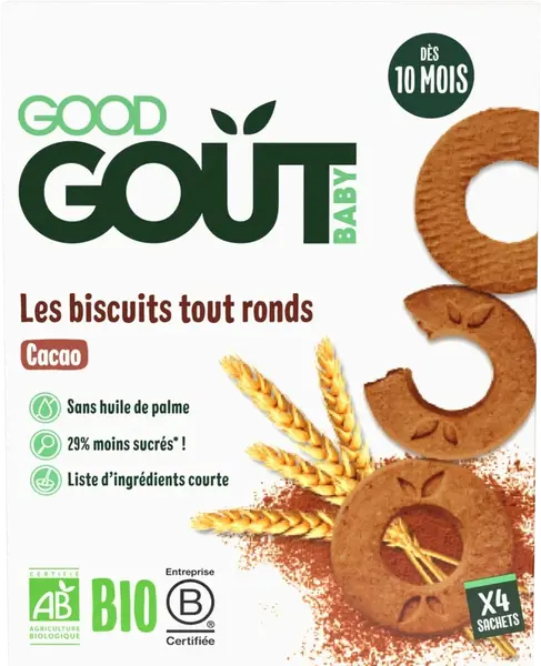 GOOD GOÛT Kakaová kolečka 80 g