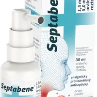 SEPTABENE® 1,5 mg/ml+5 mg/ml orální sprej 30 ml