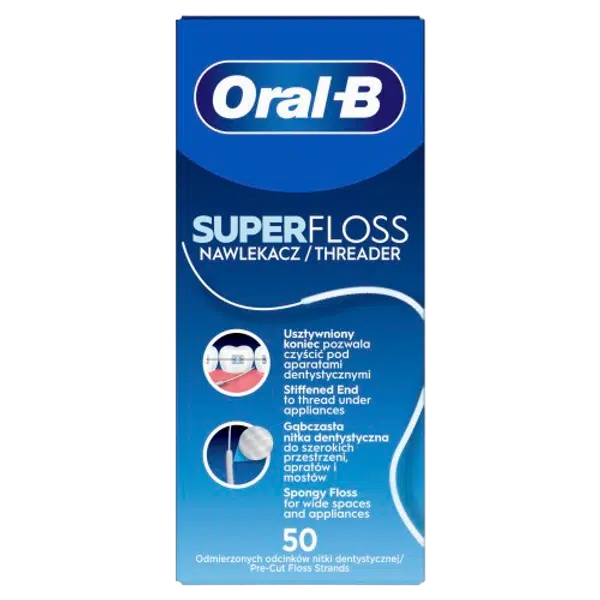 ORAL-B SuperFloss, zubní nit 50 m