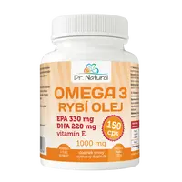 DR.NATURAL Omega 3 Rybí olej 1000mg 150 kapslí