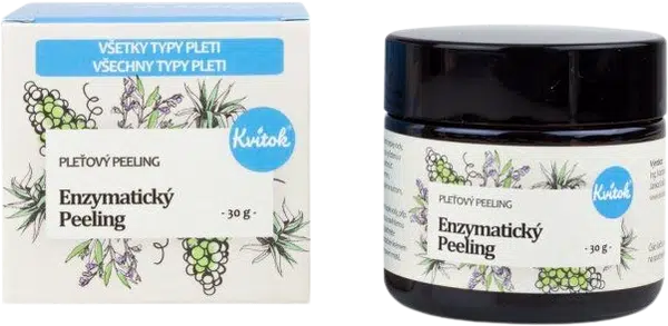 KVITOK Enzymatický peeling pro všechny typy pleti - vyhovuje i citlivé pokožce 30 ml