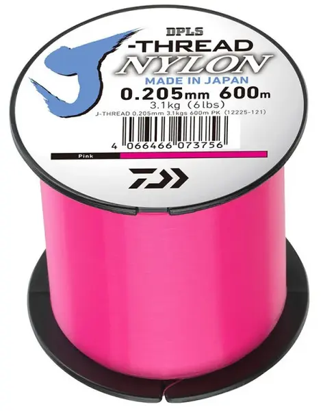 Daiwa vlasec j-threads dpls pink 600 m - 0,405 mm 12,50 kg