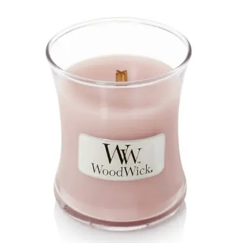 WoodWick Vonná svíčka váza Rosewood 85 g