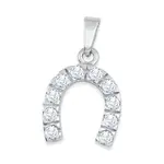 Soliter Stříbrný přívěsek Podkova se zirkony 446 001 00406 04