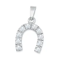 Soliter Stříbrný přívěsek Podkova se zirkony 446 001 00406 04