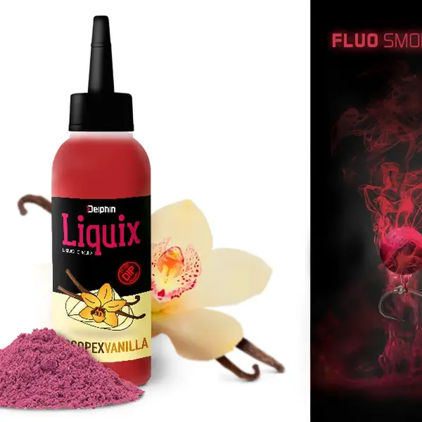 Delphin fluo dip d snax liquix 100 ml - scopex vanilka