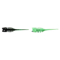 Dam gumová nástraha effzett garlic trout lure uv green/black 6 cm 10 ks