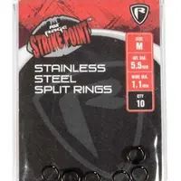 Fox rage kroužky strike point stainless steel split ring - large