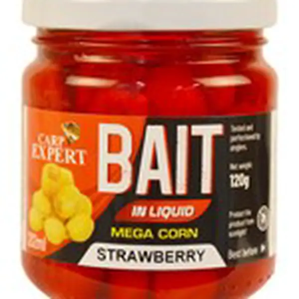 Carp expert mega corn v nálevu 212 ml - jahoda