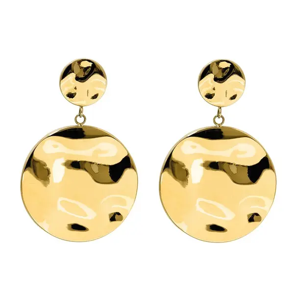 Pierre Lannier Elegantní pozlacené náušnice Echo BJ10A2201