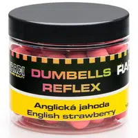 Mivardi plovoucí boilies rapid dumbells reflex 70 g 18 mm - anglická jahoda