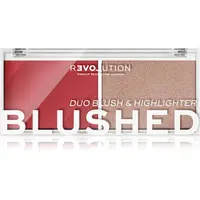Revolution Relove Colour Play tvářenka s rozjasňovačem odstín Cute 5,8 g