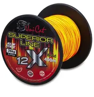 Uni cat splétaná šňůra 12 x superior line 400 m - 0,50 mm 51 kg