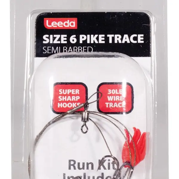 Leeda dravcový systémek pike trace semi barbed vel.6