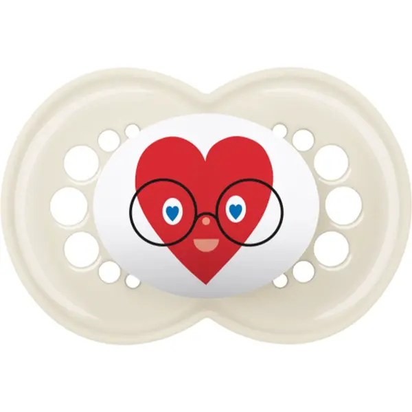 MAM Original 6+ months dudlík Red Heart 1 ks