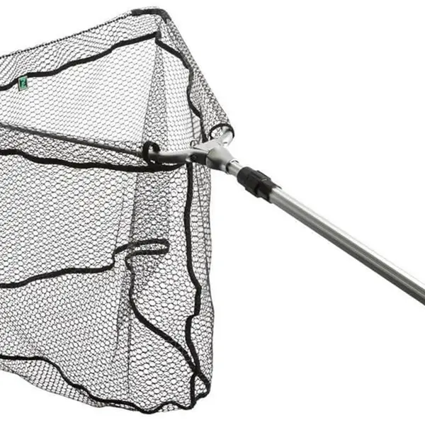 Zfish podběrák landing net zfx pogumovaná síť - 240 cm 60x60x45 cm