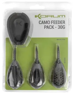 Korum sada krmítek camo feeder pack 30 g