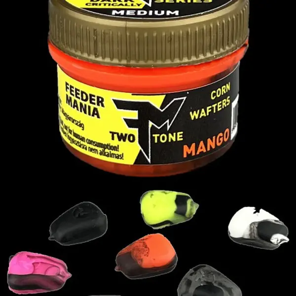 Feedermania corn wafter two tone dark series 12 ks m - mango