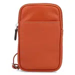 Dámske kožené crossbody vrecko oranžové - Katana Soffix