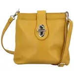 Dámska kožená crossbody kabelka žltá - Delami Vera Pelle Laira new